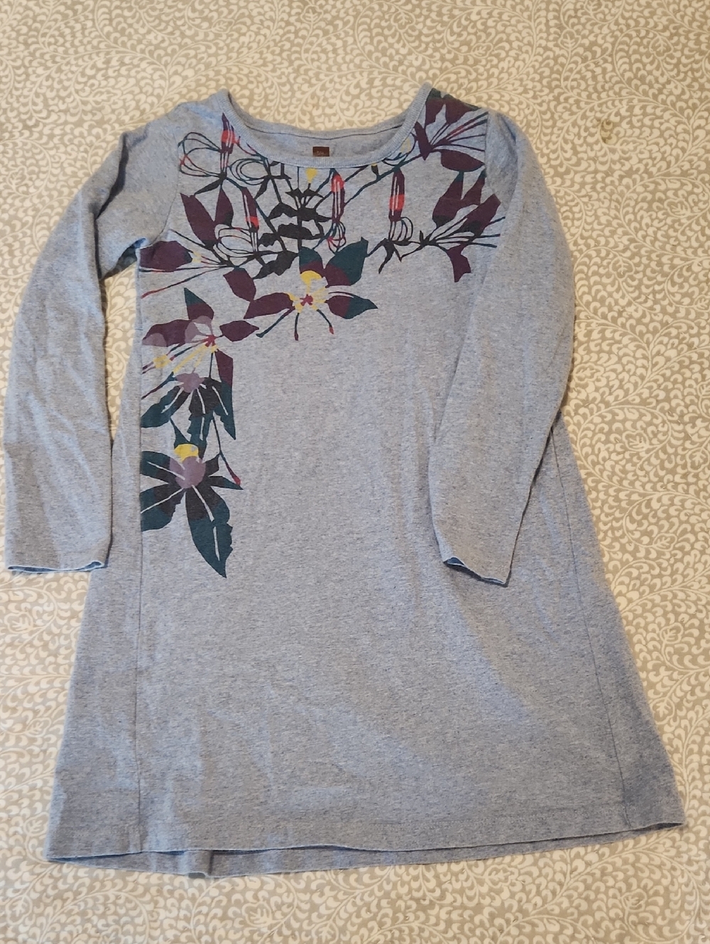 ✨ 3 For $25 SALE Tea Collection Light Blue Heather Floral Dress